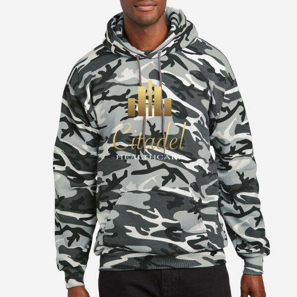 Core Fleece Camo Pullover Hooded Sweatshirt Thumbnail